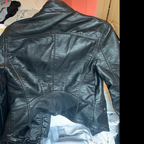 Free People Vegan Leather Monroe Moto Jacket - Picture 5 of 5